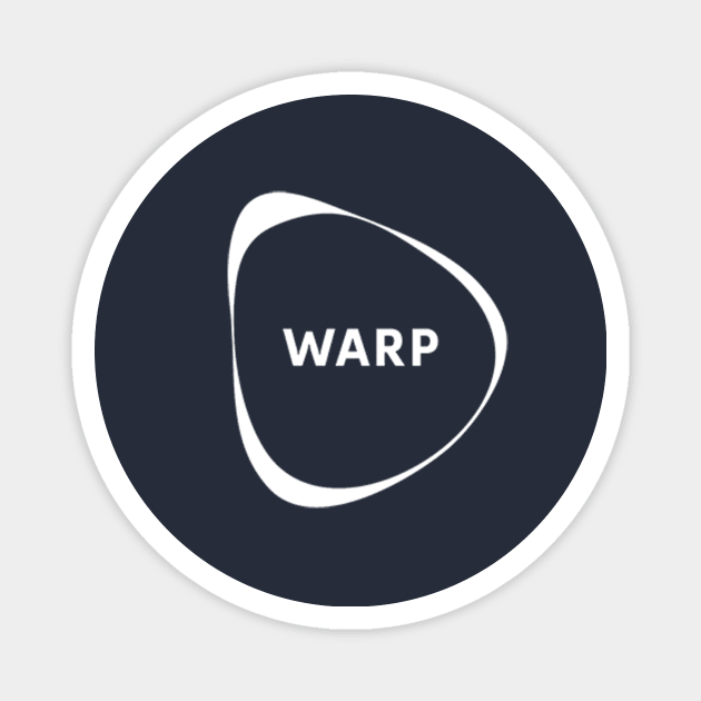 Warp Logo Magnet by Warp Institute Merchandise